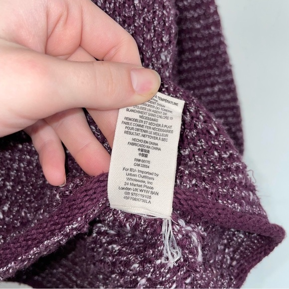 Free People Under Your Spell 3/4 Sleeve Oversized Slouchy Sweater - Picture 9 of 9